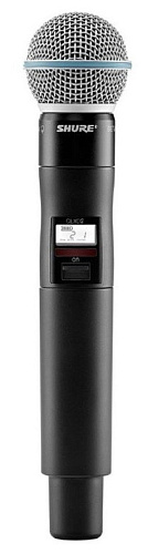 SHURE QLXD2/B58 P51 Ручной передатчик серии QLXD с капсюлем микрофона BETA58