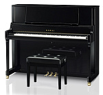 Фото:Kawai K400 Пианино, цвет черный полированный (M/PEP)