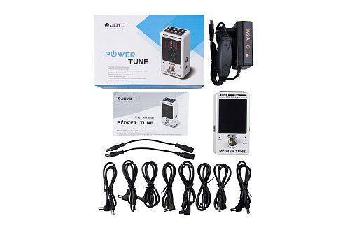 Joyo JF-18R-Power-Tune Тюнер педальный со встроенным блоком питания на 8 педалей