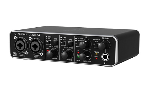 Behringer UMC204   USB-аудиоинтерфейс