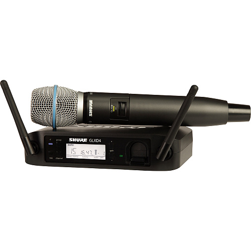 SHURE GLXD24E/B87A Z2 2.4 GHz Цифровая вокальная радиосистема с ручным передатчиком BETA 87