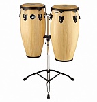 Фото:Meinl HC812NT Headliner Series Конги 11 и 12", на стойке, цвет натуральный