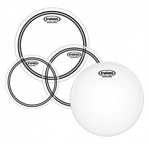 Evans EPP-EC2SHDD-S EC2S Clear Standard Комплект пластиков для малого и том барабана, 12"/13"/16"/14"