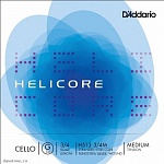 Фото:D'Addario H513 3/4M Одиночная струна для виолончели G/Соль
