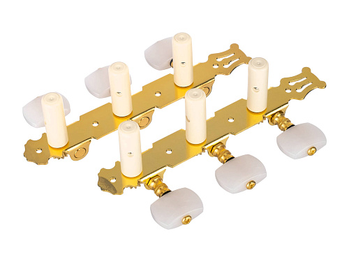 Alice AO-020B1P Комплект колковой механики для классической гитары, позолоченный