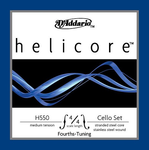D'Addario H550-4/4M Helicore Fourths-Tuning     4/4,  