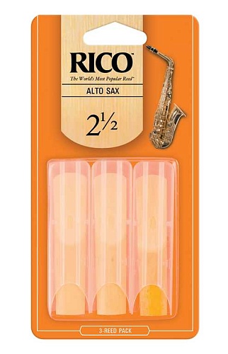 Rico RJA0325  Трости для саксофона альт, размер 2.5, 3шт