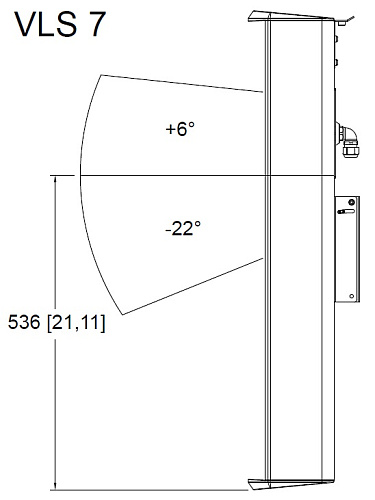 Tannoy VLS 7 EN54 Звуковая колонна