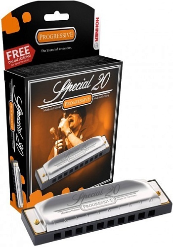 HOHNER Special 20 560/20 F Губная гармоника диатоническая, Бесплатный доступ на 30 дней к онлайн урокам