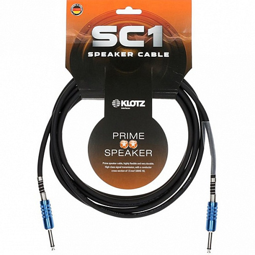 Klotz SC1PP10SW SC1 Кабель акустический, 6.35мм, 10м