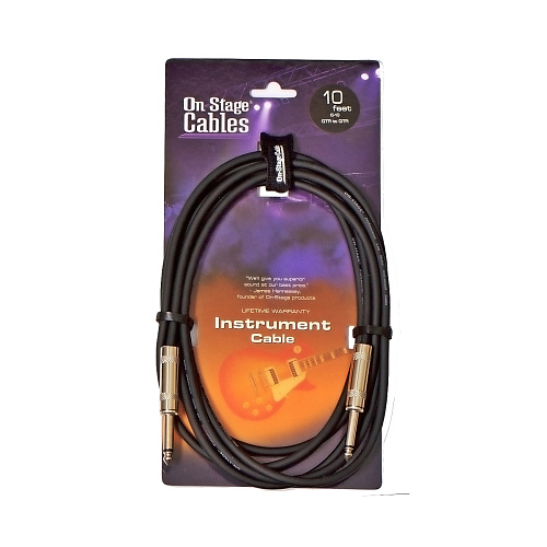 OnStage IC-10 Инструментальный кабель 3 м