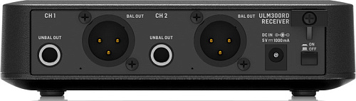 Behringer ULM302MIC Радиосистема 2,4 ГГц, двойная с ручными передатчиками и стационарным приёмником
