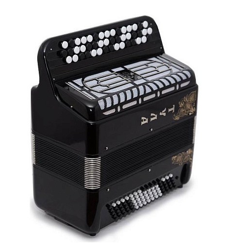 Тульская гармонь BN-41-BK Баян ученический двухголосный "Тула" 46х80-II, черный