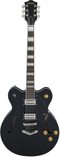 Gretsch G2622 Streamliner Center Block with V-Stoptail Broad'Tron Pickups Black  