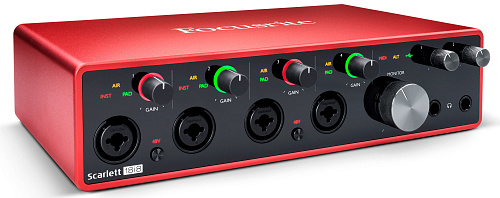 Focusrite Scarlett-18i8-3rd-gen Аудиоинтерфейс USB, 18 входов/8 выходов