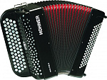 Фото:HOHNER Nova II 80 A black Комплект: кнопочный аккордеон, чехол, ремни