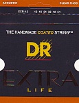 Фото:DR EXR-12 Extra Life Комплект струн для акустической гитары
