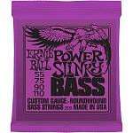 Фото:Ernie Ball P02831 Power Slinky Bass Комплект струн для бас-гитары, 55-110, никель