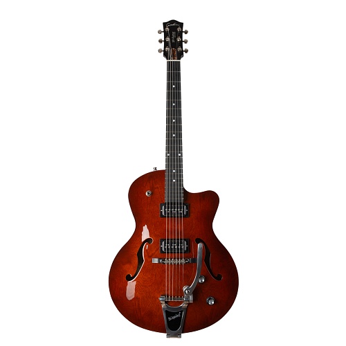 Godin 5th Ave Uptown T-Armond Havana Burst Электрогитара арктоп, с футляром