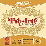Фото:D'Addario J58-MM-B10 Pro-Arte Струны для альта, среднее натяжение, 10 комплектов