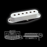 Фото:Belcat BS-11Neck-BK Звукосниматель магнитный, сингл, нековый, черный