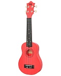 Фото:Tutti JR-10 SKR Укулеле сопрано 21", цвет скарлет