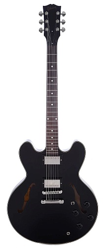 GIBSON 2019 ES-335 STUDIO EBONY Полуакустическая электрогитара, в комплекте кейс