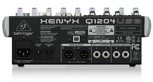 Behringer Q1204USB Аналоговый микшер