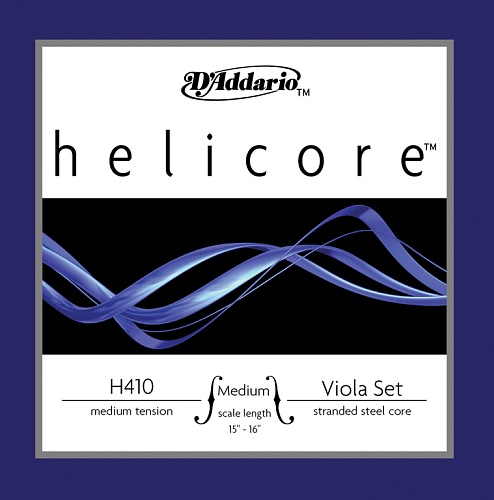 D'Addario H410-MM Helicore Комплект струн для альта среднего размера, среднее натяжение