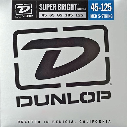 Dunlop DBSBN45125 Super Bright    5- -, , Medium, 45-125