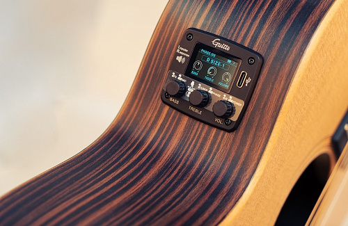 Guitto GGP-04 Звукосниматель для акустической гитары, трансакустика, резонансный