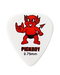 Фото:Pickboy GP-211-6/075 Celltex Red Devil Медиаторы 50 шт, толщина 0.75 мм