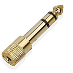 Фото:Alctron C2114 Переходник (разъем переходной) 3,5 мм- 6,35 мм