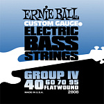 Фото:Ernie Ball P02808 FlatWound Group IV Комплект струн для бас-гитары, 40-95, сталь