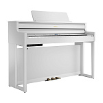 Фото:Roland HP704 WH SET Цифровое пианино 88 клавиш, комплект со стойкой, цвет белый
