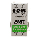 :AMT Electronics PS3-12V-2X100 SOW PS-3   DC-12V 2x100mA