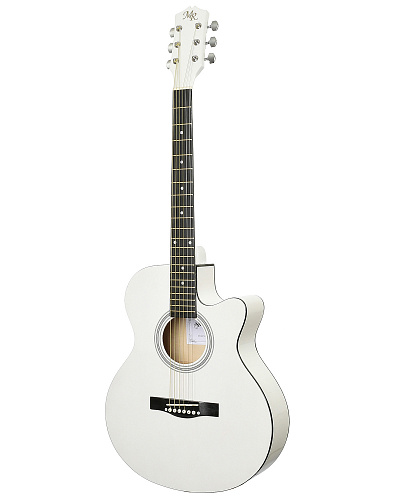 Martin Romas MR-440 WH Гитара акустическая 40”, цвет белый
