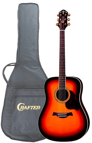 CRAFTER D-8/TS Акустическая гитара шестиструнная с чехлом