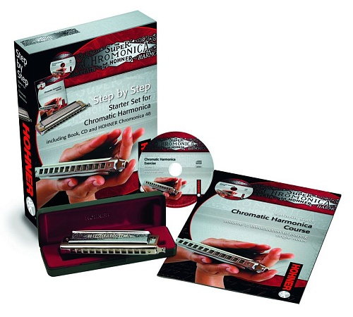 Hohner M91450 Набор с самоучителем на хроматической губной гармошке