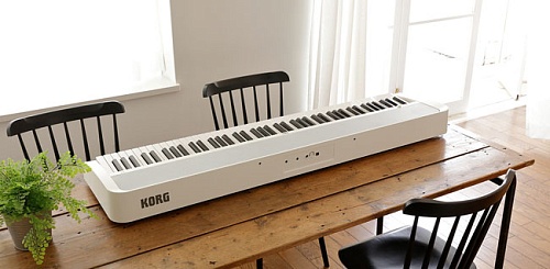 KORG B2-WH Цифровое пианино, взвешенная клавиатура