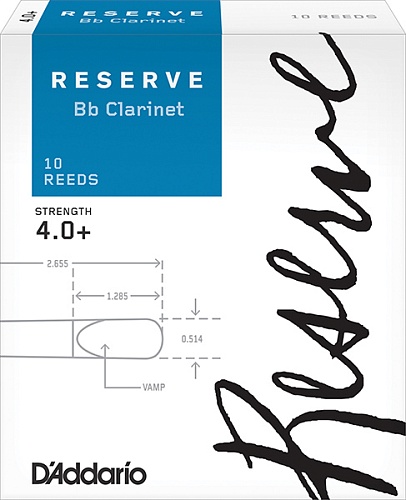 Rico DCR10405 Reserve Трости для кларнета Bb, 10шт.