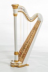 Фото:Resonance Harps MLH0011 Capris Арфа 21 струнная (A4-G1), цвет белый глянцевый