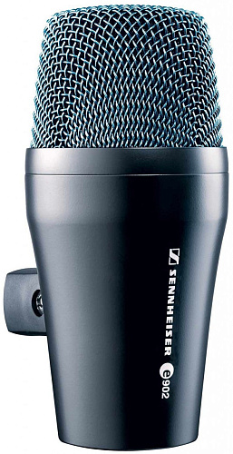 Sennheiser E902  Динамический микрофон для  бас-барабана, бас-гитарных кабинетов, тубы