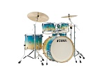 Фото:Tama CL52KRS-PCLP Superstar Classic Maple (Exotic Finishes) Ударная установка из 5-ти барабанов, клён/сосна, цвет Caribbean Lace
