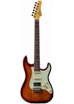 Фото:Crafter Charlotte (Silhouette) RS Tobacco Sunburst Электрогитара, цвет санберст