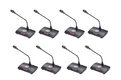 LAudio 8000C-8D Беспроводная конференц-система, 8 настольных микрофонов, (2 коробки)