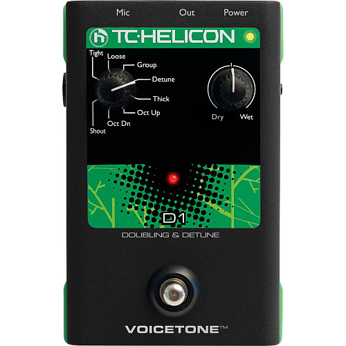 TC HELICON VOICETONE D1 Вокальная педаль эффекта дублирования голоса