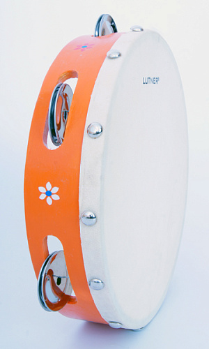 Fleet FLT-TH8-5B Тамбурин с кожей с 5 бубенцами