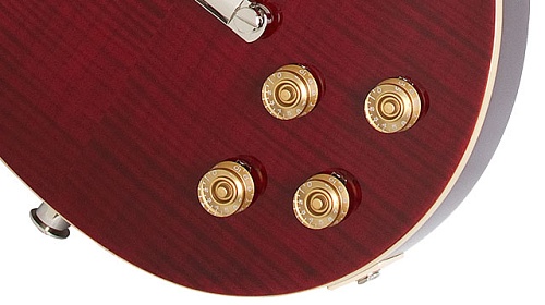 EPIPHONE Les Paul 'TRIBUTE' Plus Outfit (Gibson '57 Classics & Series/Par.) BlackCherry Электрогитара