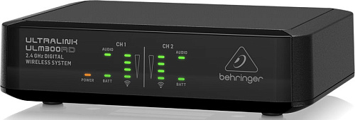 Behringer ULM302MIC Радиосистема 2,4 ГГц, двойная с ручными передатчиками и стационарным приёмником